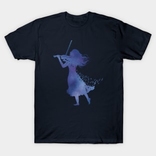 Galaxy Violinist Design T-Shirt